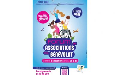 Nous participons au forum des associations et du bénévolat de Toulon